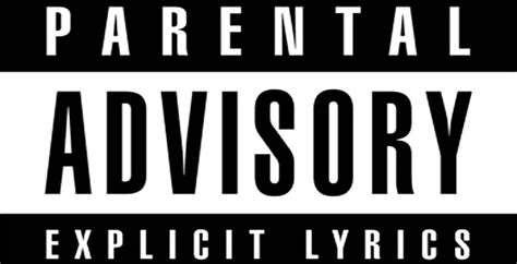 album covers with parental advisory - album cover parental warning sticker.